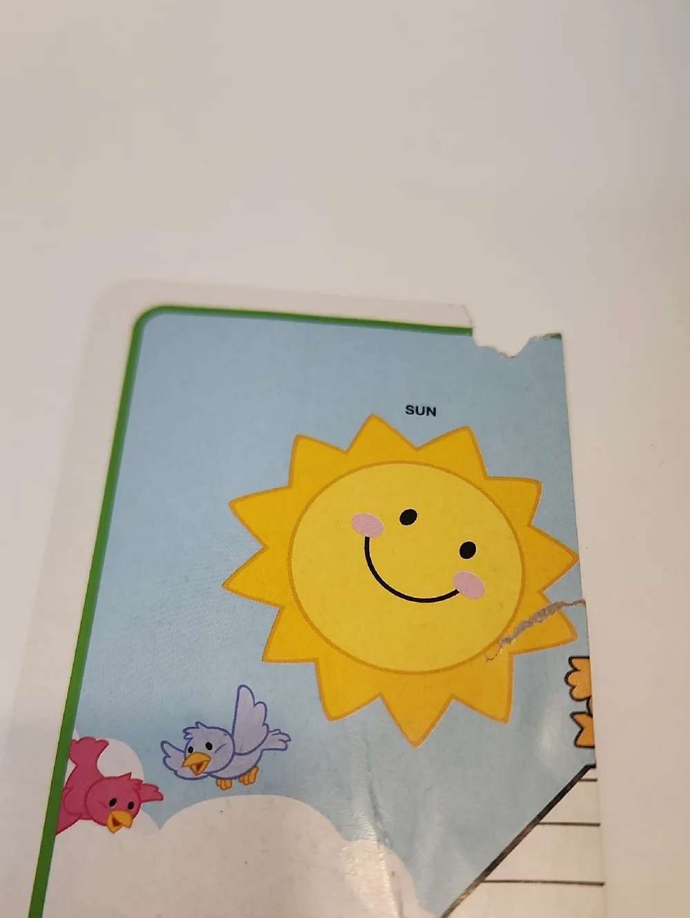 Kids Learning Puzzles Multi-Color Educational Flash Set Word Cards, Back N Front